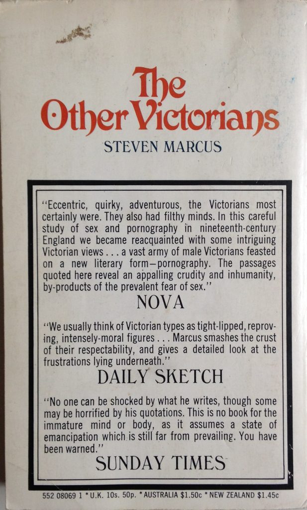 The Other Victorians back cover