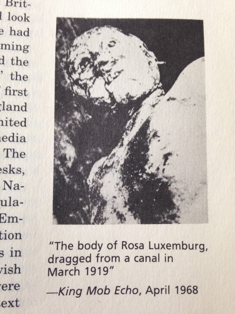 Rosa Luxemburg's corpse