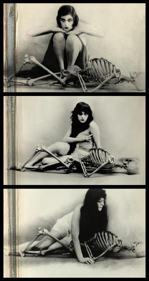 A series of publicity shots from  A Fool There Was (1915). My World Photography Classic is the upper shot. 